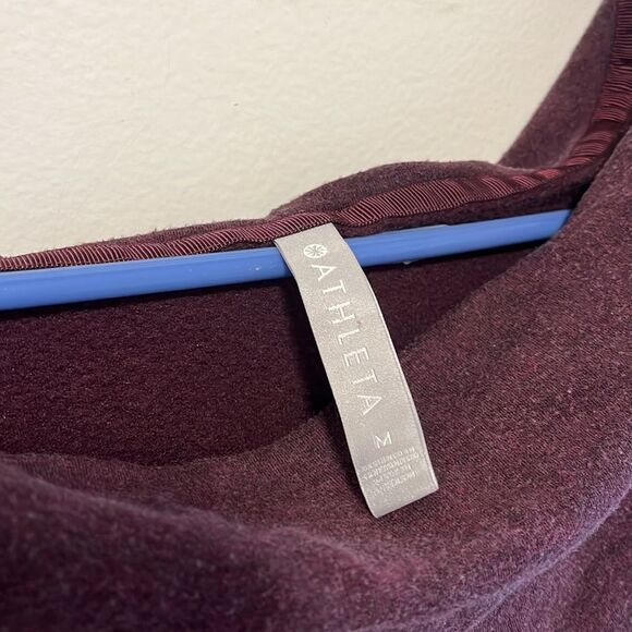 ATHLETA PURANA MAROON MODAL WRAP SIZE MEDIUM - Picture 6 of 8